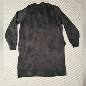 Gap Tie Dye Mock Neck Sweatshirt Dress
